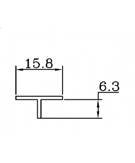 素面T-15.8x6.3m/m