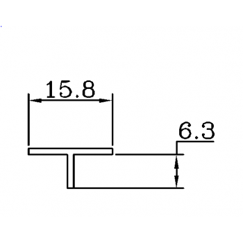 素面T-15.8x6.3m/m