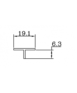 素面T-19.1x6.3m/m