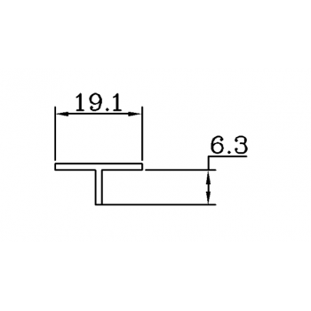 素面T-19.1x6.3m/m