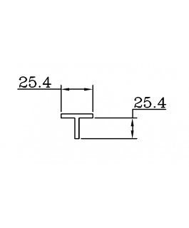 素面T-25.4x25.4m/m