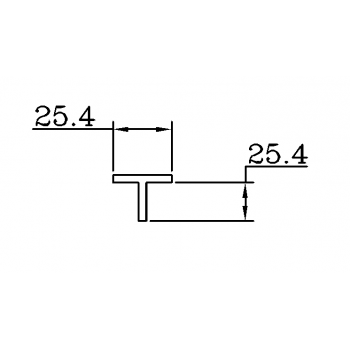 素面T-25.4x25.4m/m