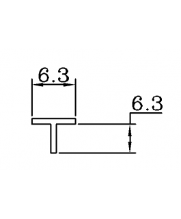 素面T-6.3x6.3m/m