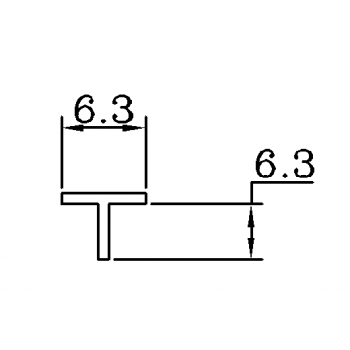 素面T-6.3x6.3m/m