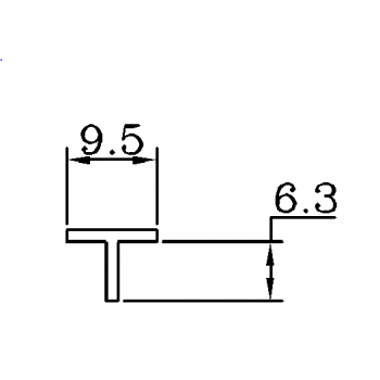 素面T-9.5x6.3m/m