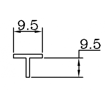 素面T-9.5x9.5m/m