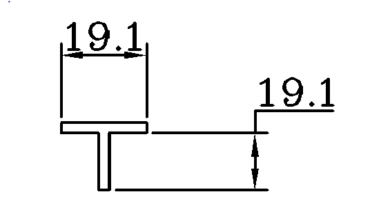 素面T-19.1x19.1m/m