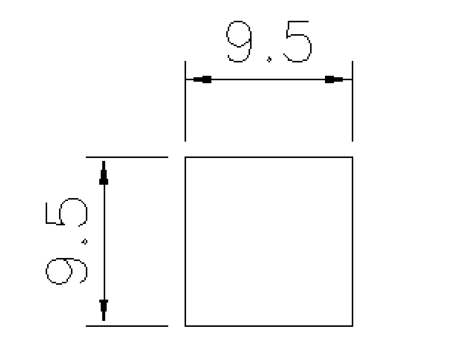 裝潢實心鋁條-9.5x9.5m/m